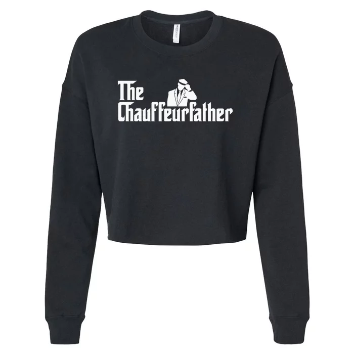 The Chauffeurfather Limousine Personal Driver Chauffeur Cropped Pullover Crew