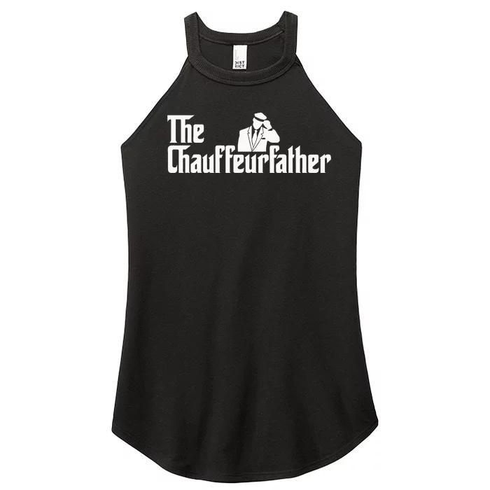 The Chauffeurfather Limousine Personal Driver Chauffeur Women’s Perfect Tri Rocker Tank