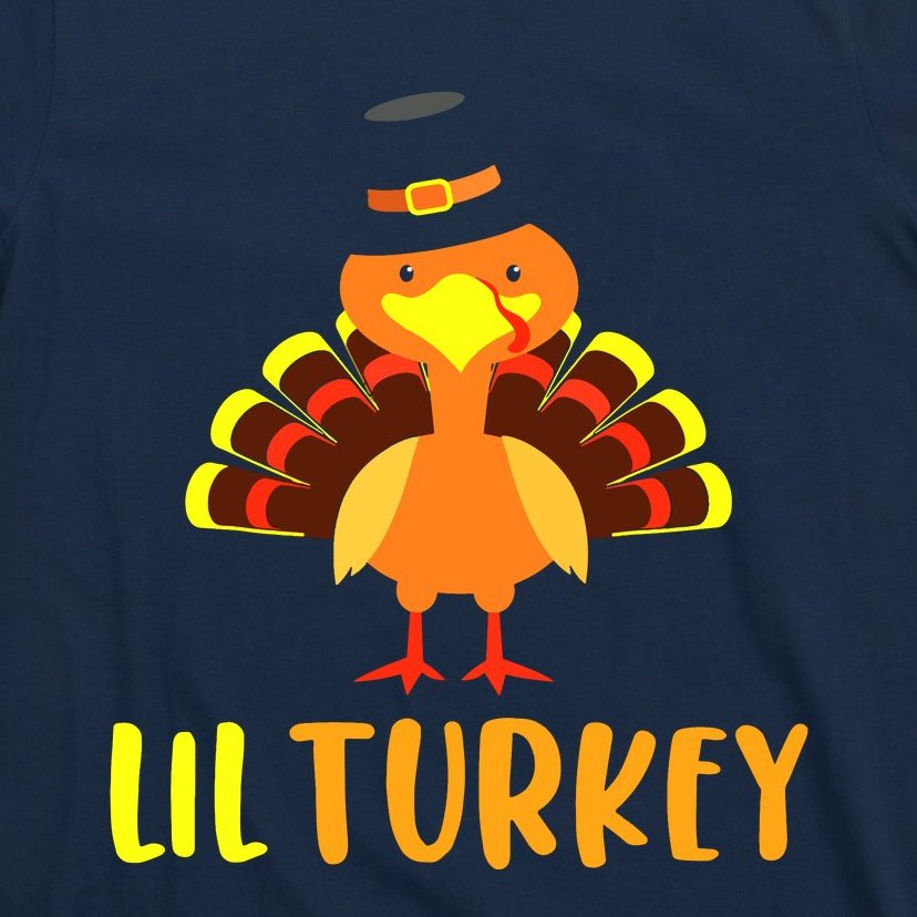 Thanksgiving Cute Lil Turkey Toddler Boys Thanksgiving T-Shirt
