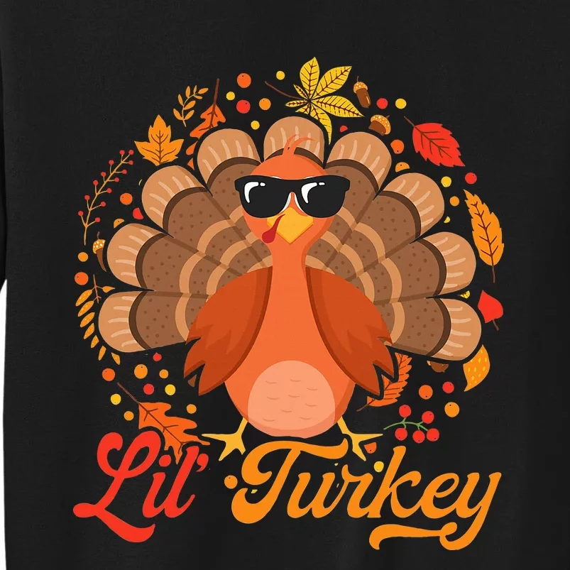 Thanksgiving  Cute Lil Turkey Thanksgiving Sweatshirt