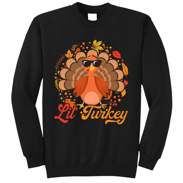 Thanksgiving  Cute Lil Turkey Thanksgiving Sweatshirt