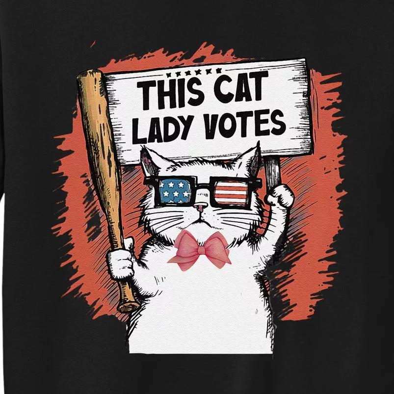 This Cat Lady Votes President Election Vote Cute Cat Gift Sweatshirt