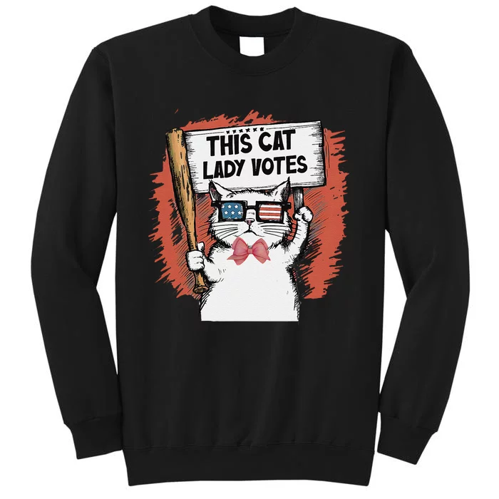 This Cat Lady Votes President Election Vote Cute Cat Gift Sweatshirt