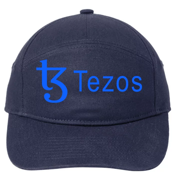 Tezos Cryptocurrency Logo 7-Panel Snapback Hat