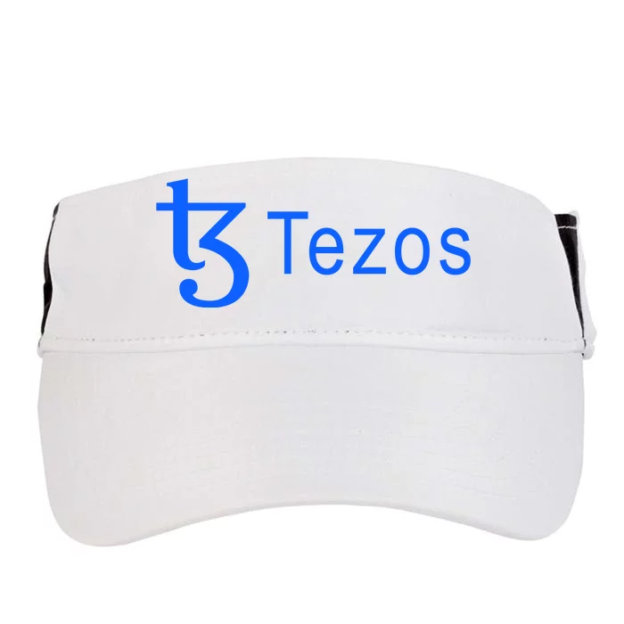 Tezos Cryptocurrency Logo Adult Drive Performance Visor