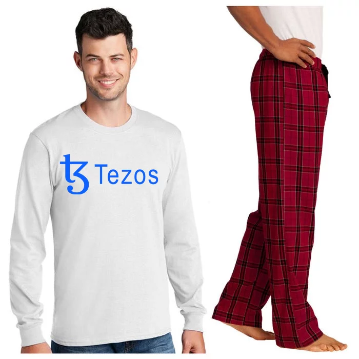 Tezos Cryptocurrency Logo Long Sleeve Pajama Set