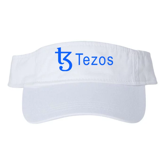 Tezos Cryptocurrency Logo Valucap Bio-Washed Visor