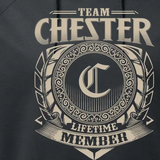 Team CHESTER Lifetime Member CHESTER Name Personalized Performance Fleece Hoodie