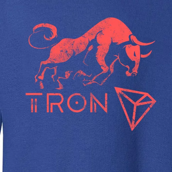 Tron Crypto Millionaire Bullrun Hodl Trx Token To The Moon! Gift Toddler Sweatshirt