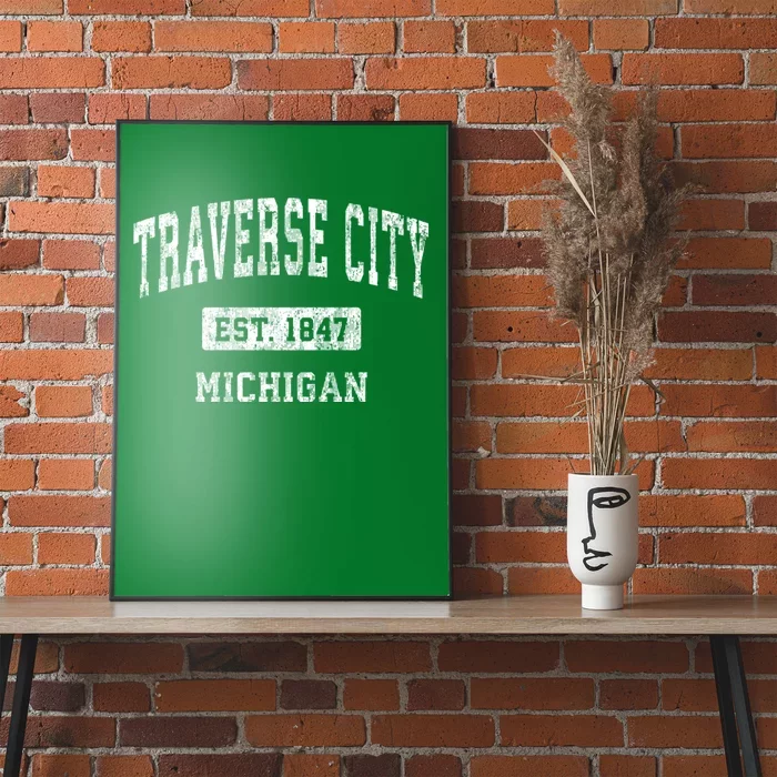 Traverse City Michigan Mi Vintage Sports Poster