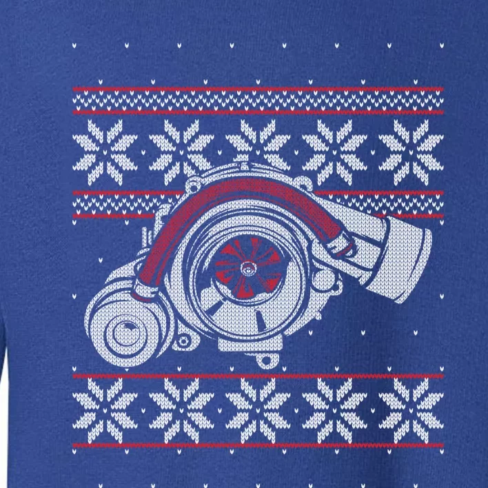 Turbo Car Mechanic Matching Ugly Christmas Racing Drifting Cool Gift Toddler Sweatshirt