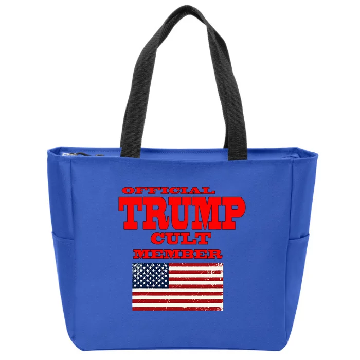 Trump Cult Member Zip Tote Bag