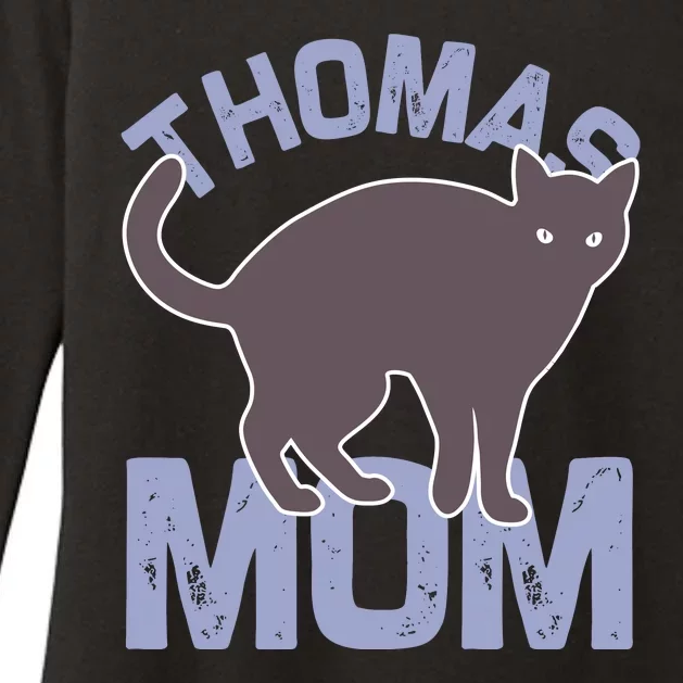 Thomas Cat Mom Womens CVC Long Sleeve Shirt