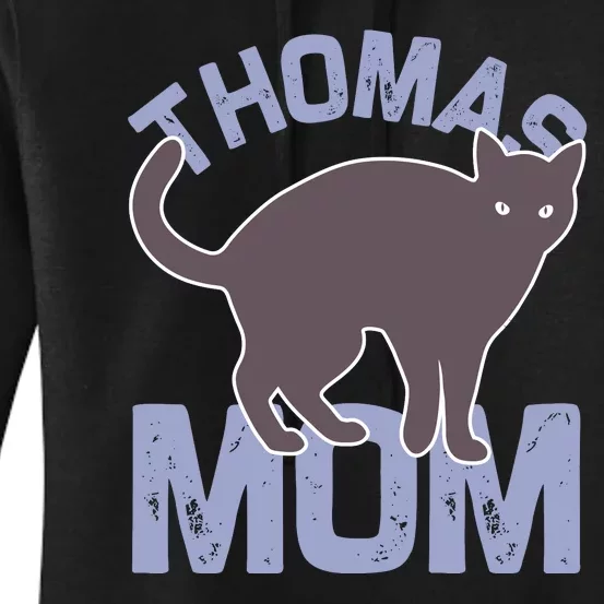 Thomas Cat Mom Women's Pullover Hoodie