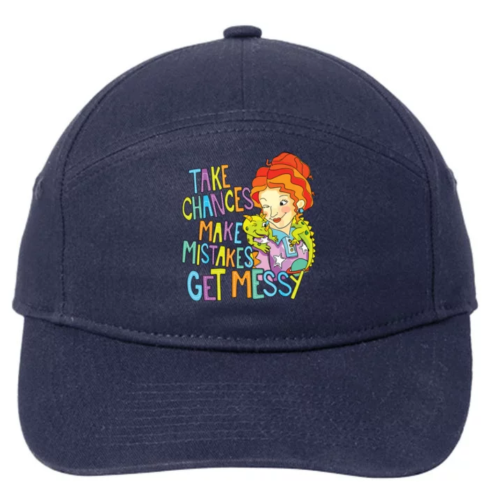 Take Chances Make Mistakes Get Messy Beauty Teacher 7-Panel Snapback Hat