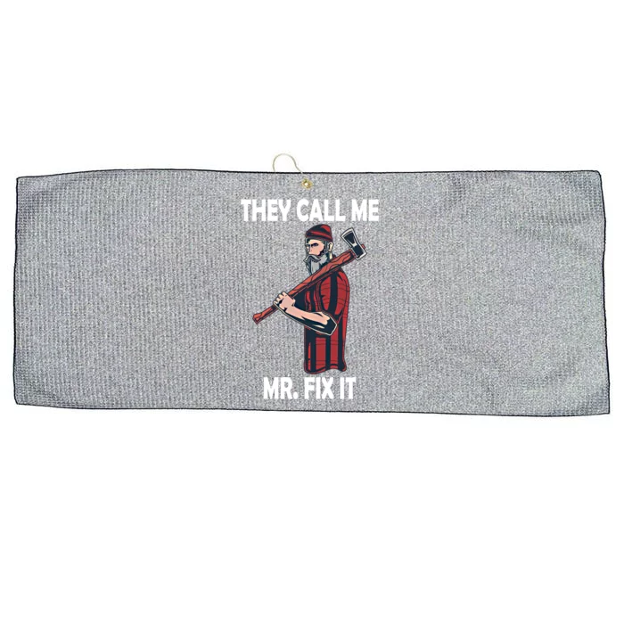 They Call Me Mr Fix It Funny Gift Large Microfiber Waffle Golf Towel