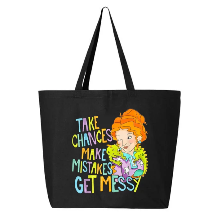 Take Chances Make Mistakes Get Messy Beauty Teacher 25L Jumbo Tote