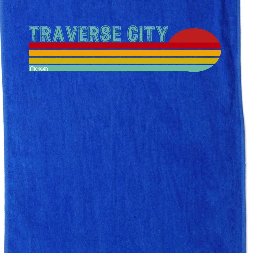 Traverse City Michigan Platinum Collection Golf Towel