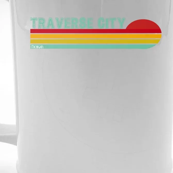 Traverse City Michigan Front & Back Beer Stein