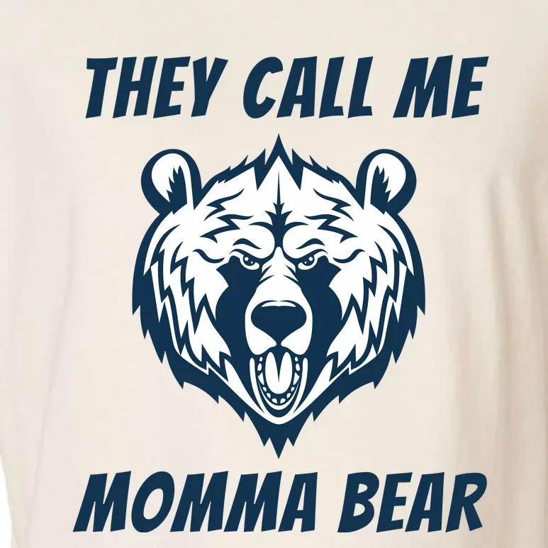 They Call Me Momma Bear Mothers Day Garment-Dyed Women's Muscle Tee