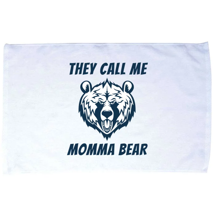 They Call Me Momma Bear Mothers Day Microfiber Hand Towel