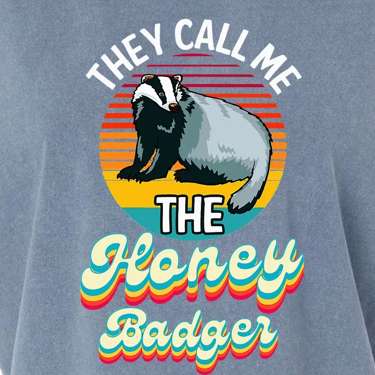 They Call Me The Honey Badger Garment-Dyed Women's Muscle Tee