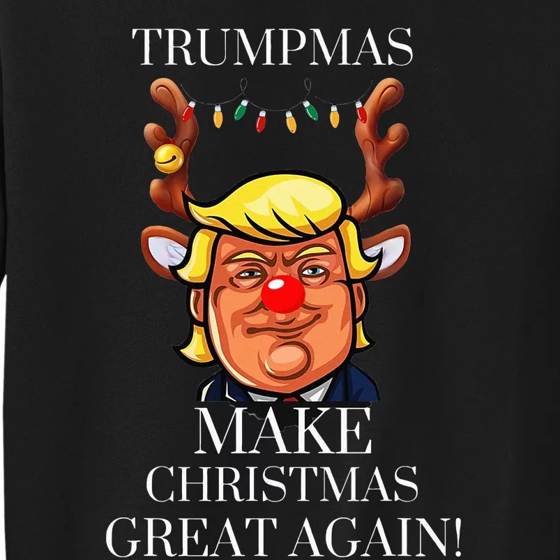 Trump Christmas MAGA Tall Sweatshirt