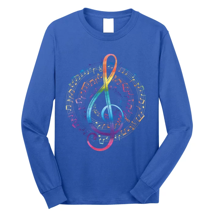 Treble Clef Musician Gift Classical Music Gift Long Sleeve Shirt