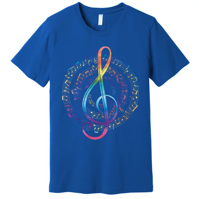 Treble Clef Musician Gift Classical Music Gift Premium T-Shirt