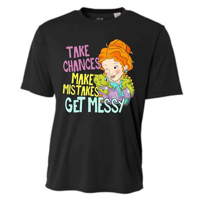 Take Chances Make Mistakes Get Messy Miss Frizzle Cooling Performance Crew T-Shirt