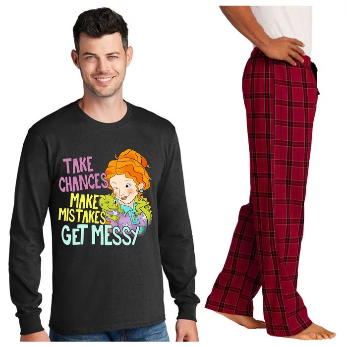 Take Chances Make Mistakes Get Messy Miss Frizzle Long Sleeve Pajama Set