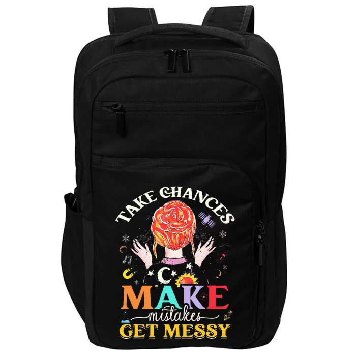 Take Chances Make Mistakes Get Messy Impact Tech Backpack