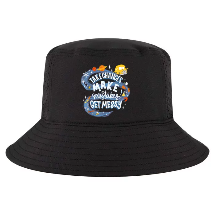 Take Chances Make Mistakes Get Messy Magic Schoolbus Cool Comfort Performance Bucket Hat