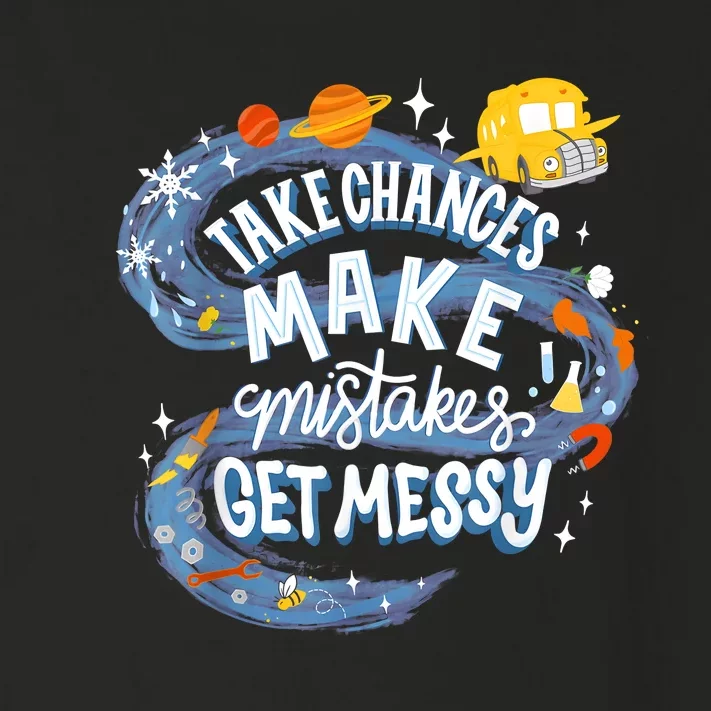 Take Chances Make Mistakes Get Messy Magic Schoolbus Toddler Long Sleeve Shirt