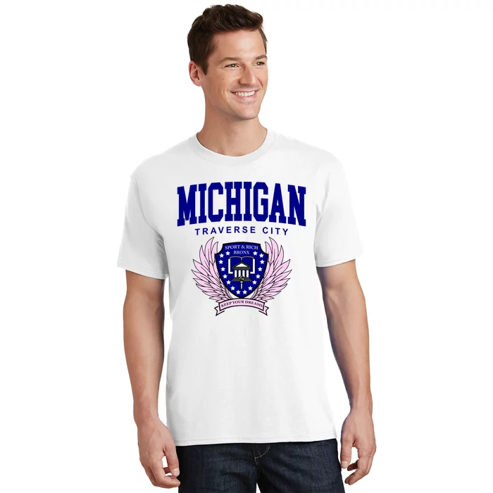 Traverse City Michigan Classy Logo T-Shirt