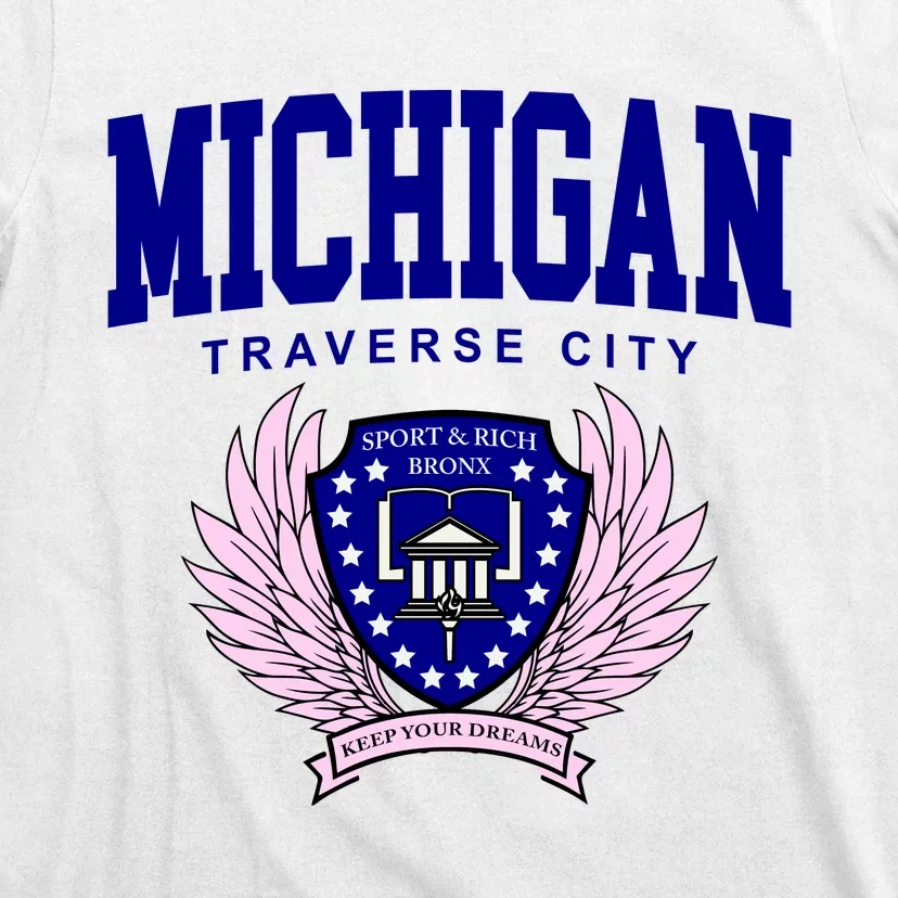 Traverse City Michigan Classy Logo T-Shirt