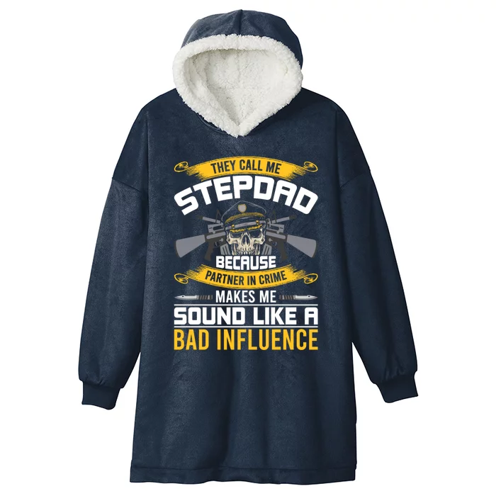 They Call Me Stepdad Stepdad Gift Hooded Wearable Blanket