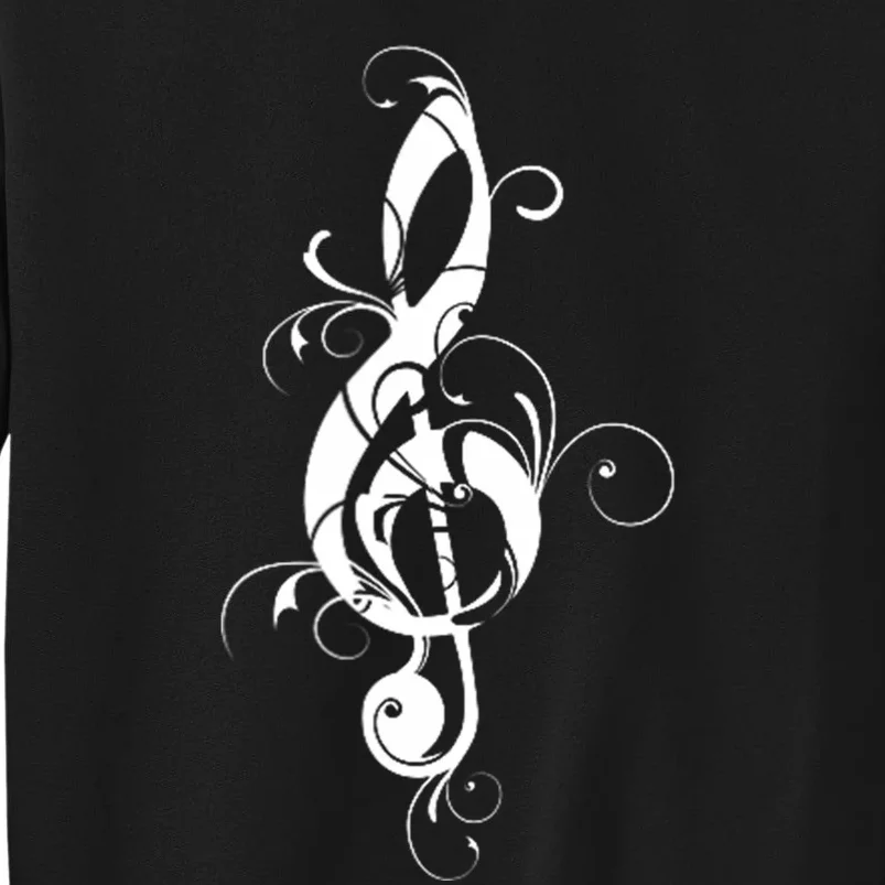 Treble Clef Music Symbol Musical Notes Sheet Music Sweatshirt