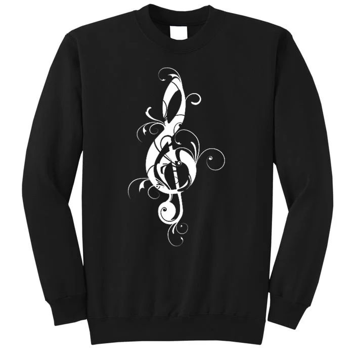 Treble Clef Music Symbol Musical Notes Sheet Music Sweatshirt