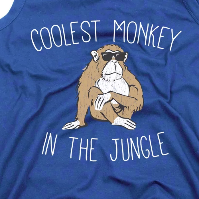 The Coolest Monkey In The Jungle Funny Meaningful Gift Tank Top