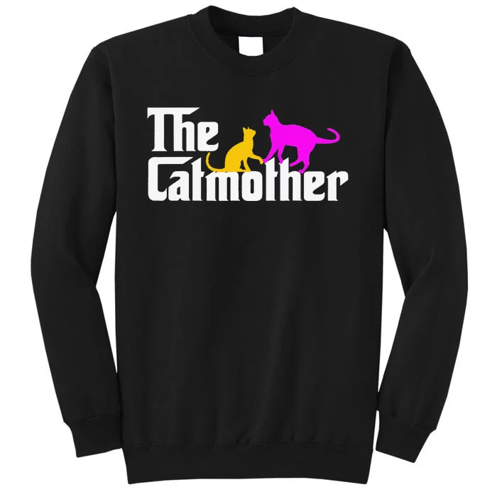 The Cat Mother Mother's Day Cat Owner Cat mom Gifts Tall Sweatshirt