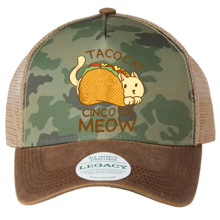 Taco Cat Mexican Cinco De Mayo Legacy Tie Dye Trucker Hat