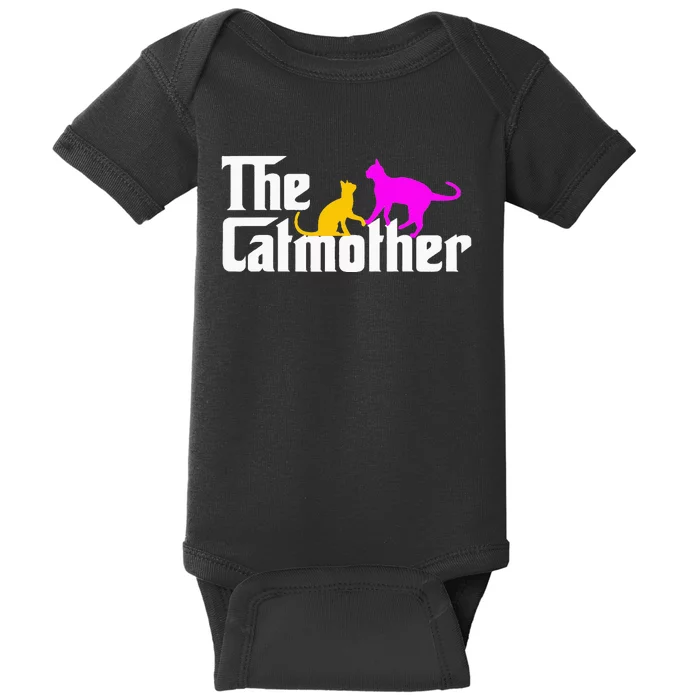 The Cat Mother Mother's Day Cat Owner Cat mom Gifts Baby Bodysuit