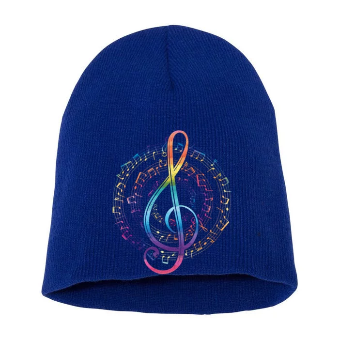 Treble Clef Musician Gift Classical Music Gift Short Acrylic Beanie