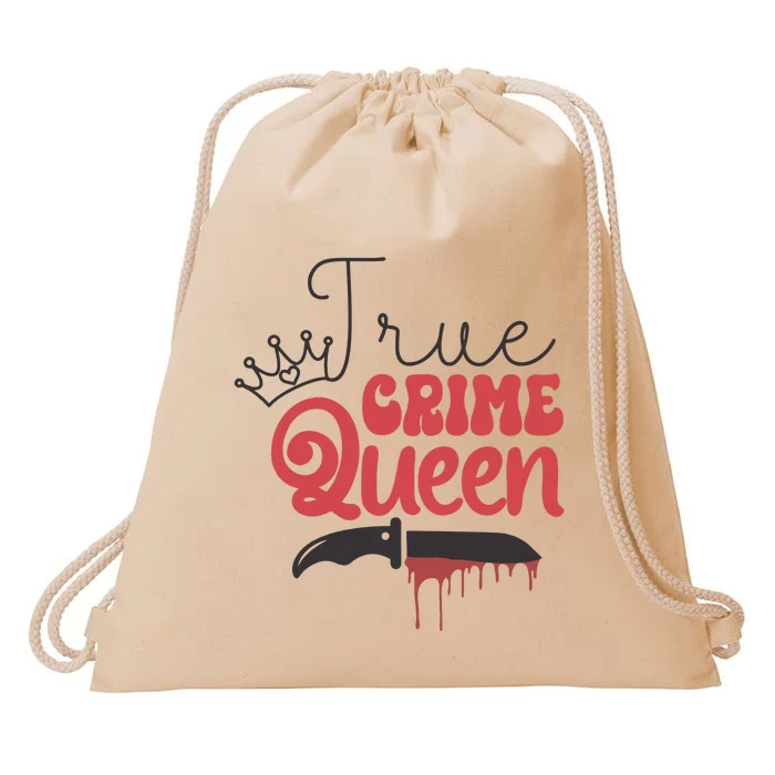 True Crime Murder Shows Drawstring Bag