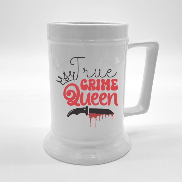 True Crime Murder Shows Front & Back Beer Stein