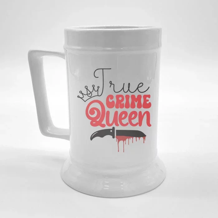 True Crime Murder Shows Front & Back Beer Stein