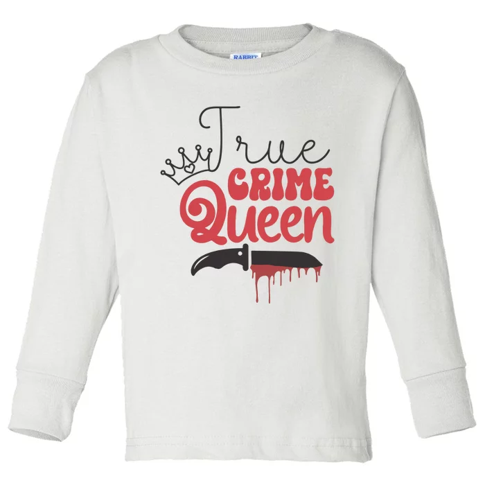 True Crime Murder Shows Toddler Long Sleeve Shirt