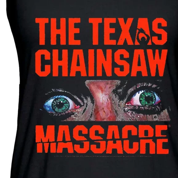 Texas Chainsaw Massacre SallyS Eyes And Jumbo Ladies Essential Flowy Tank