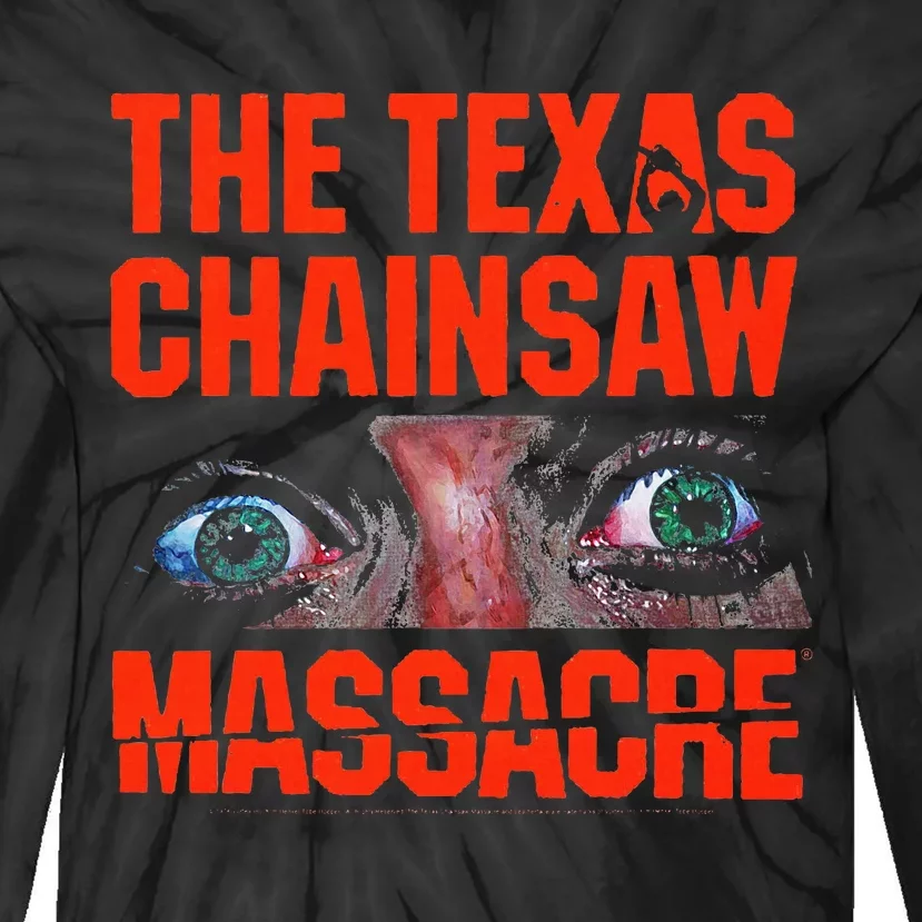 Texas Chainsaw Massacre SallyS Eyes And Jumbo Tie-Dye Long Sleeve Shirt